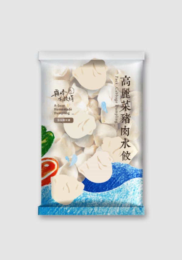 高麗菜豬肉水餃(經濟包約30粒裝)